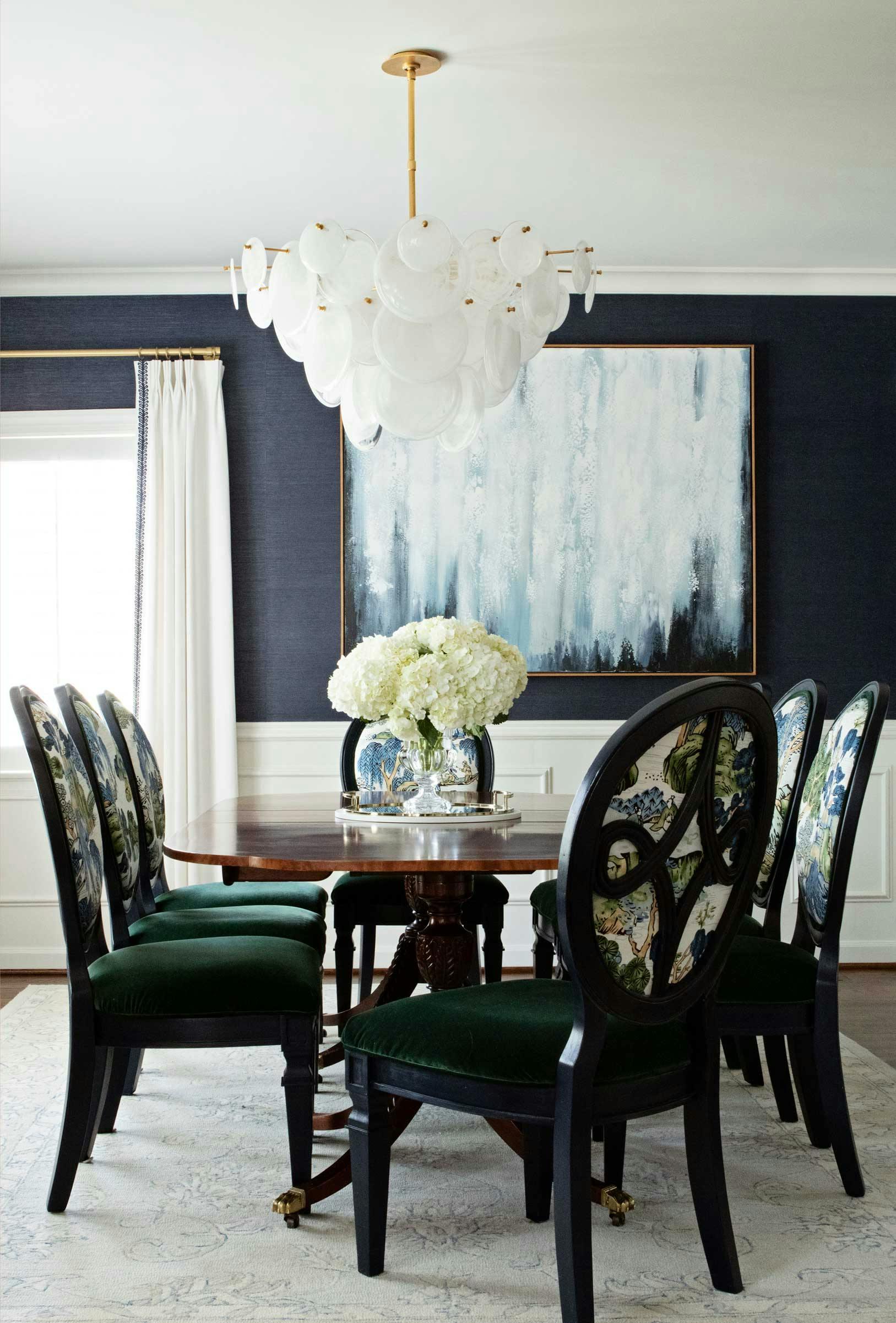 Beautiful dining room interior design by ML Designs